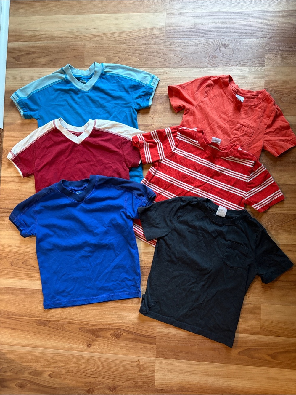 Bundle Hanna Andersson Boys Tee Shirts Short Sleeve Lot of 6